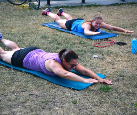 Entraînement en plein air à Saint-Jean-sur-Richelieu